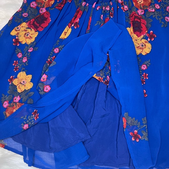 Free People | Penny Lover Mini Dress Cobalt Combo M - Picture 9 of 13